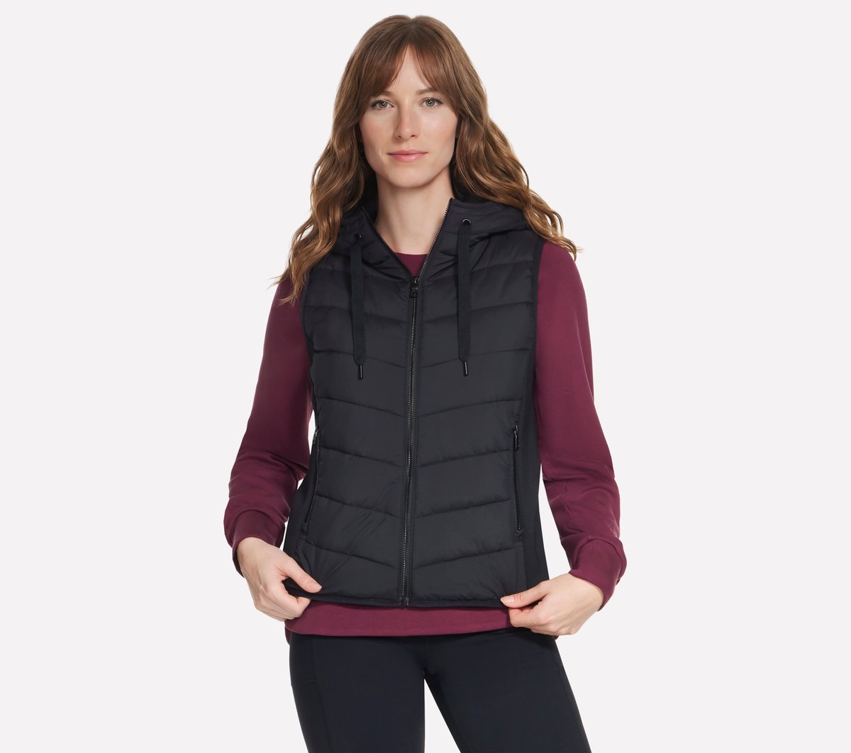 Skechers Latest | Performance Elite Cozy Fit Hooded Vest