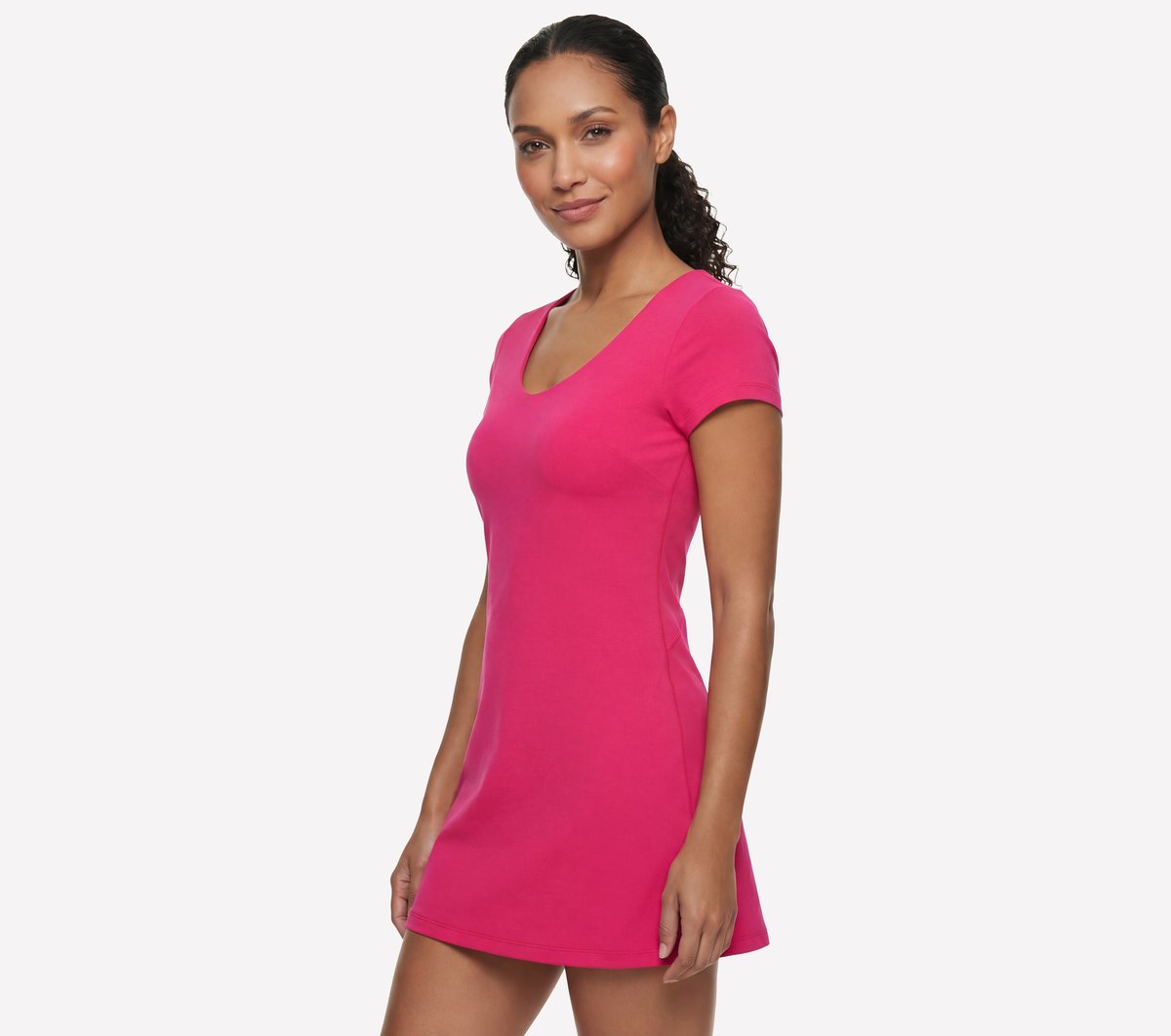 Skechers Best Price | GO WALK Scoop Short Sleeve Dress