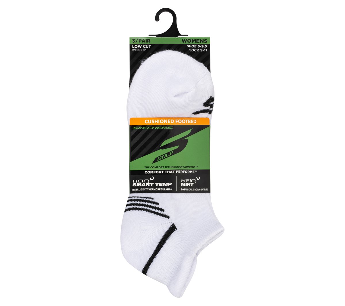Skechers New | 3 Pack Women's Performance Low Cut Golf Socks