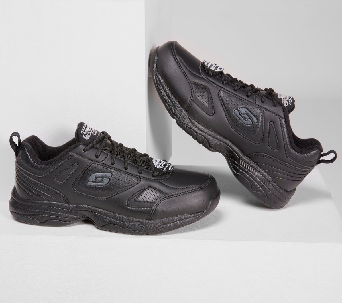 Skechers Exclusive | Work Slip-Resistant Relaxed Fit: Dighton - Bricelyn