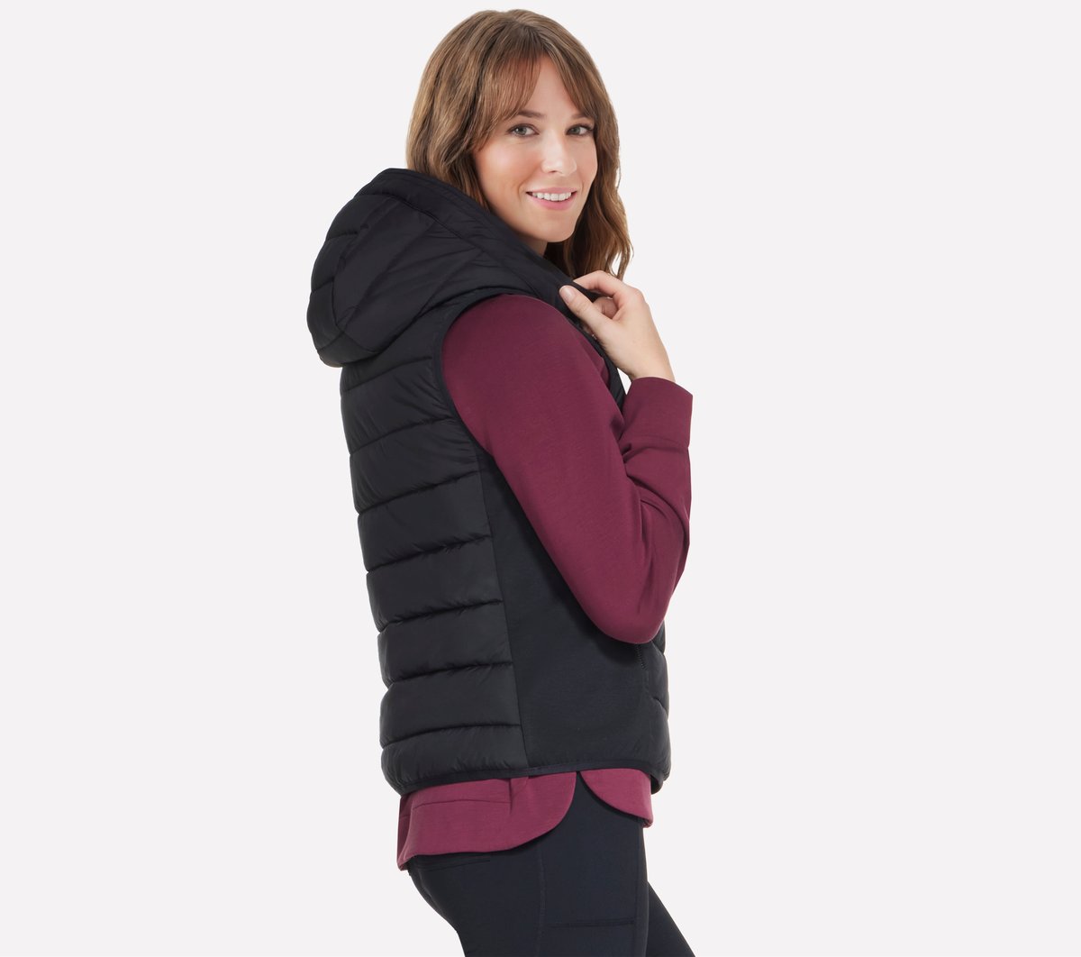 Skechers Latest | Performance Elite Cozy Fit Hooded Vest