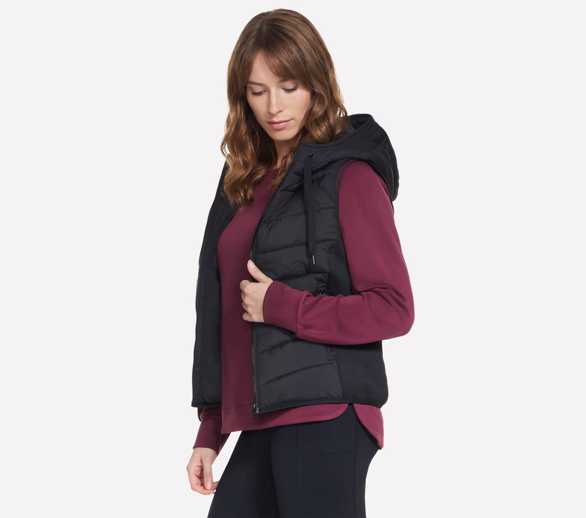 Skechers Latest | Performance Elite Cozy Fit Hooded Vest