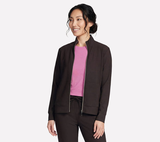 Skechers Hot Sale | GO Luxe Rib Everyday Full Zip Jacket