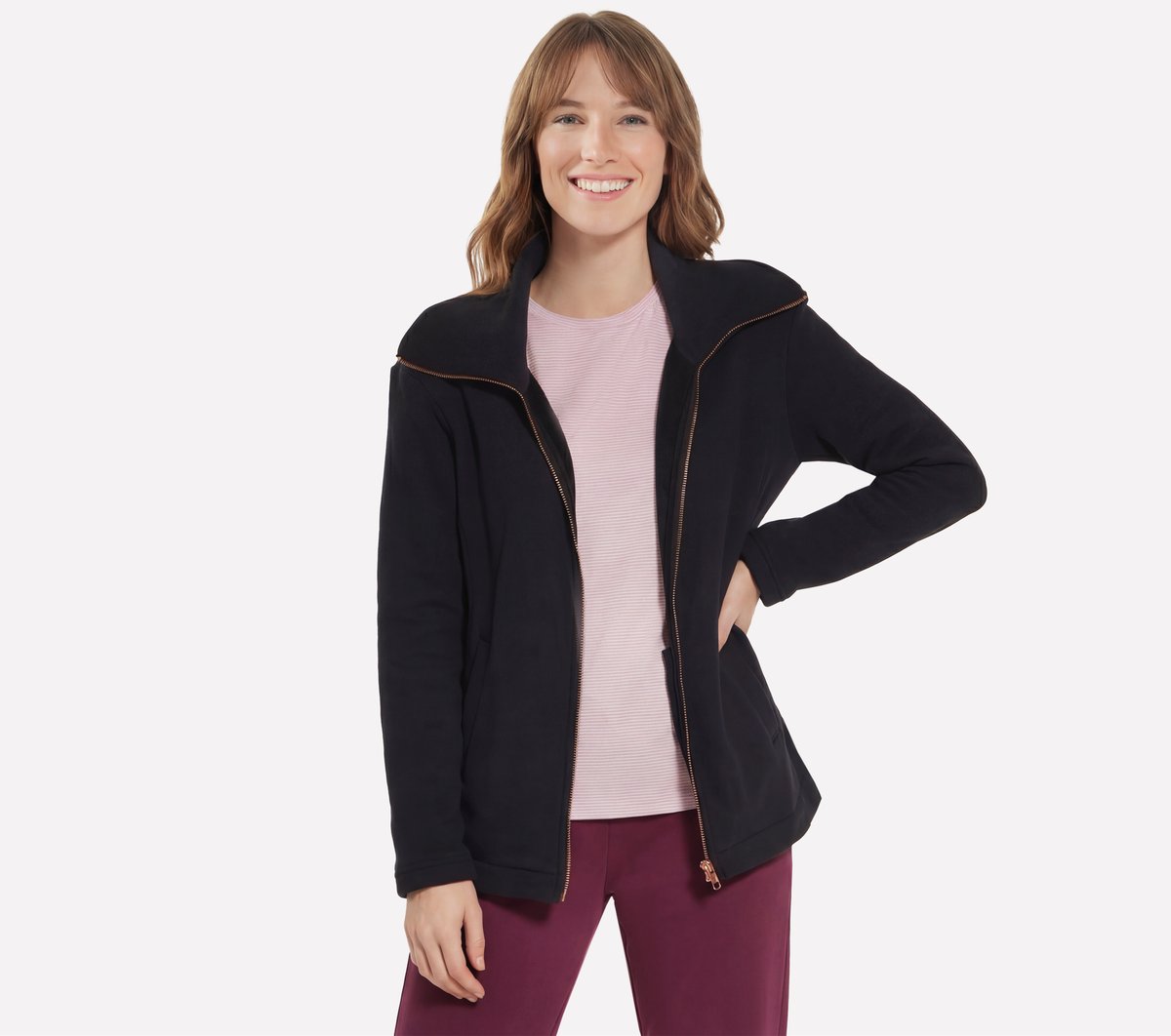 Skechers Essential | GO SNUGGLE Tunic Full Zip Jacket