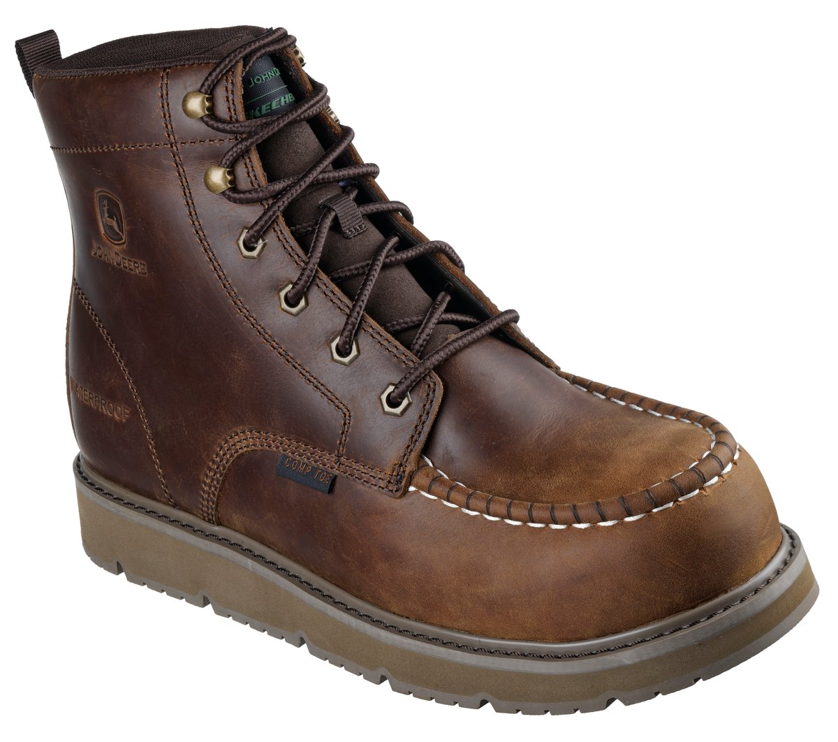 Skechers Special Offer | John Deere Waterproof: Flex-Wedge Ranger - Wild Yew