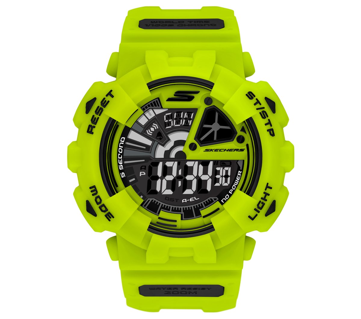 Skechers Best Price | Digital Neon Green Watch