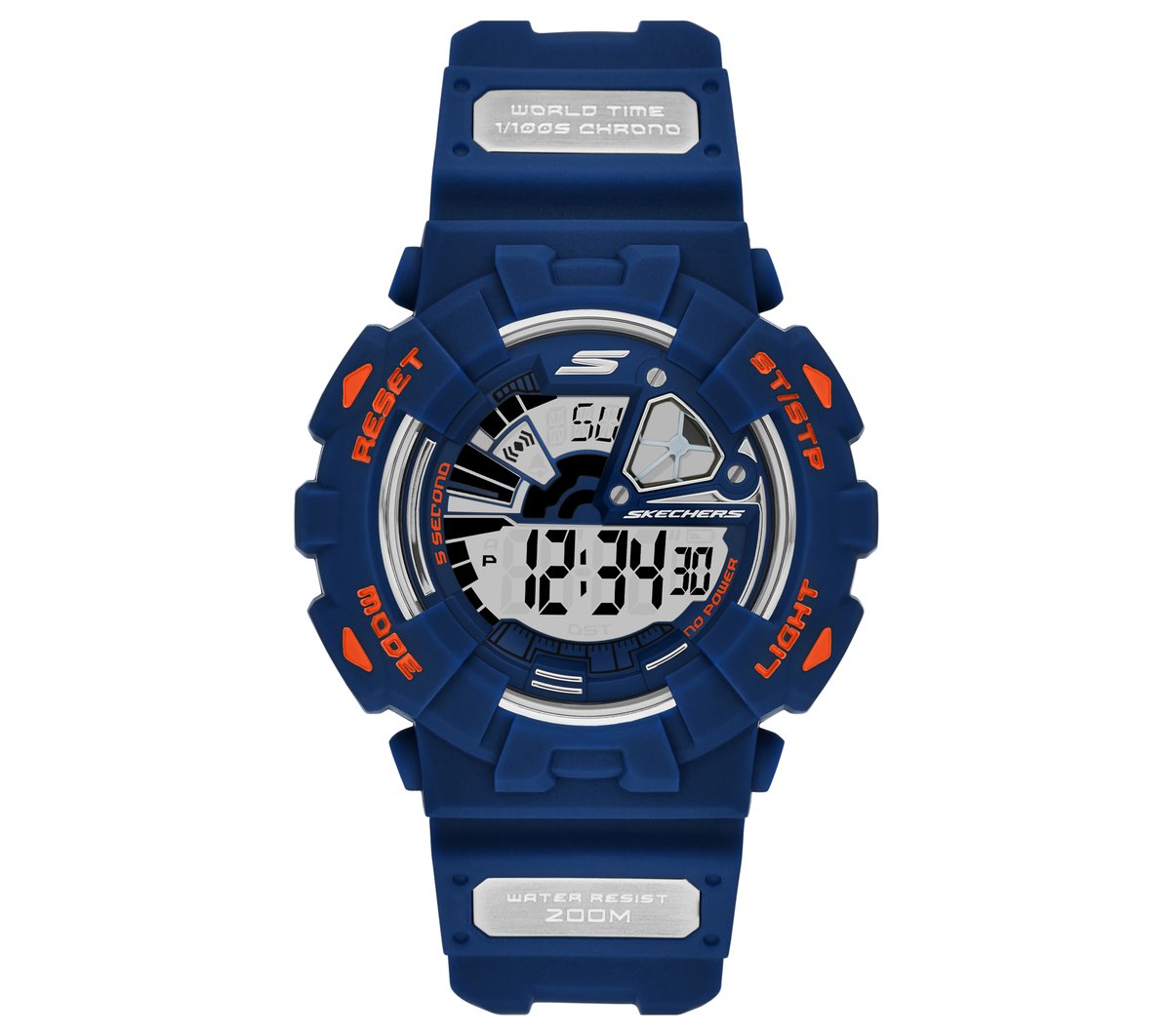 Skechers Discount | Digital Blue Watch