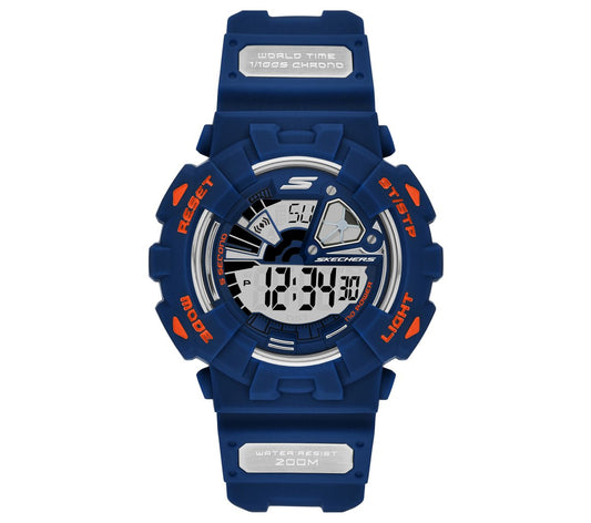 Skechers Discount | Digital Blue Watch