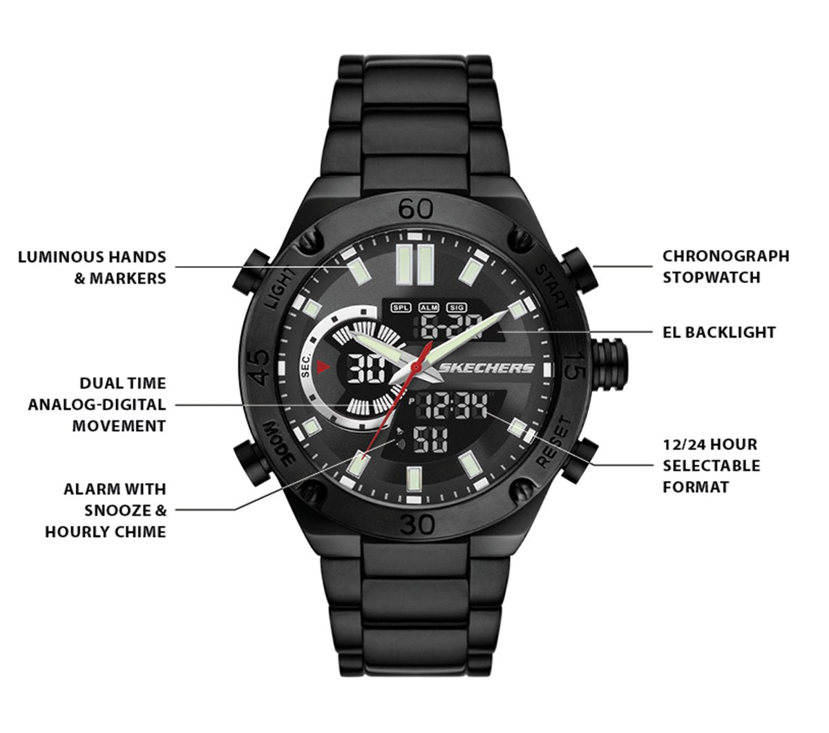 Skechers Popular | Skechers Analog Chrono Watch