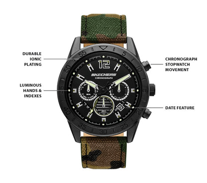 Skechers New | Kornblum Camo Watch