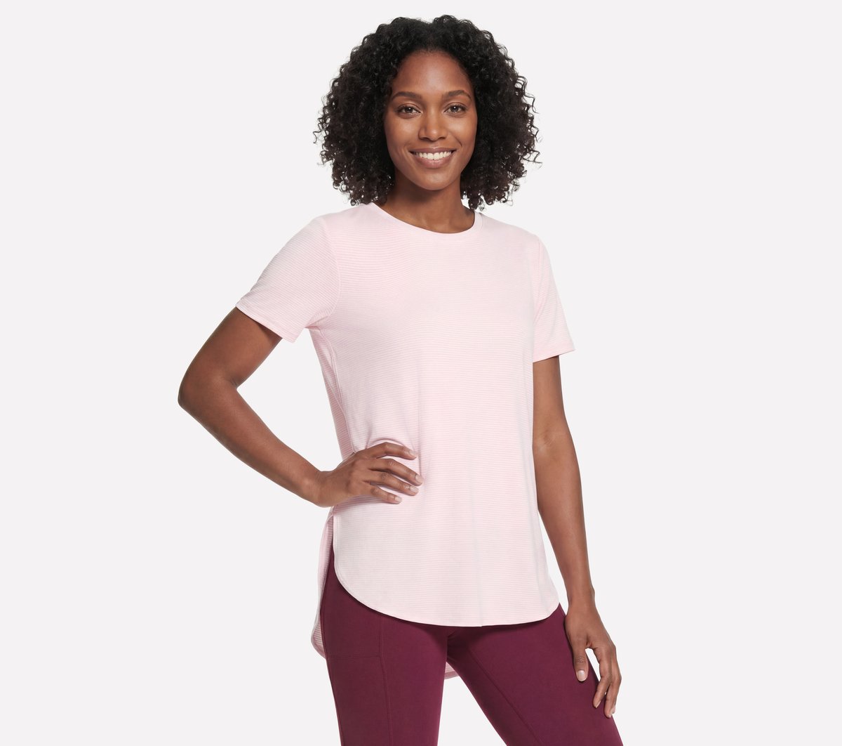 Skechers Exclusive | GO DRI Swift Stripe Tunic Tee