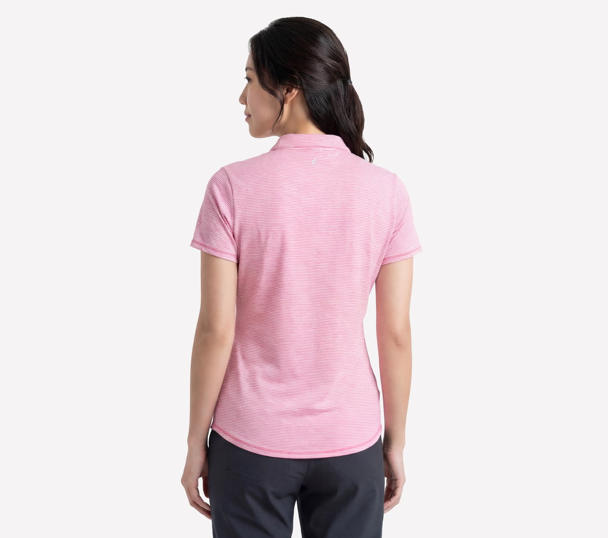 Skechers Signature | Short Sleeve On The Green Striped Polo