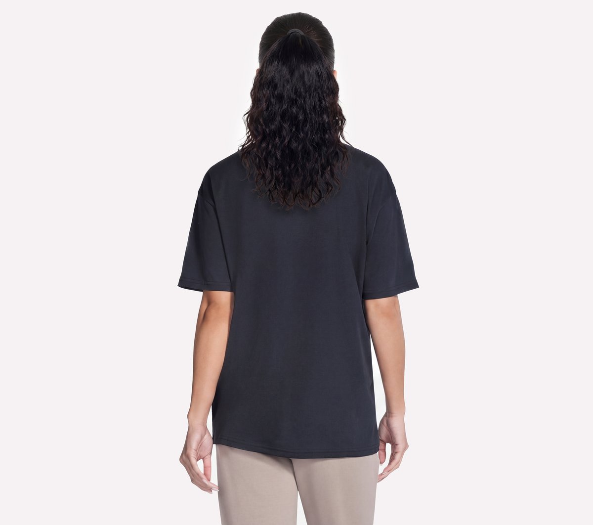 Skechers New | Script Diamond Studded Short Sleeve Tee
