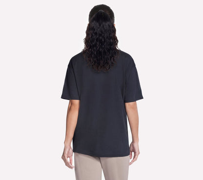 Skechers New | Script Diamond Studded Short Sleeve Tee
