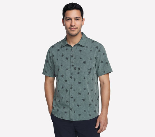 Skechers Top Pick | The GO WALK Air Printed Short Sleeve Shirt