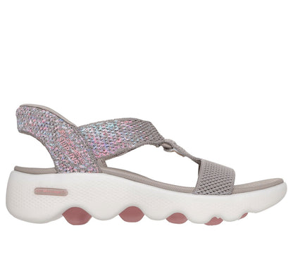 Skechers Sale | Skechers Slip-ins: GO WALK Massage Fit Sandal - Confetti Sky
