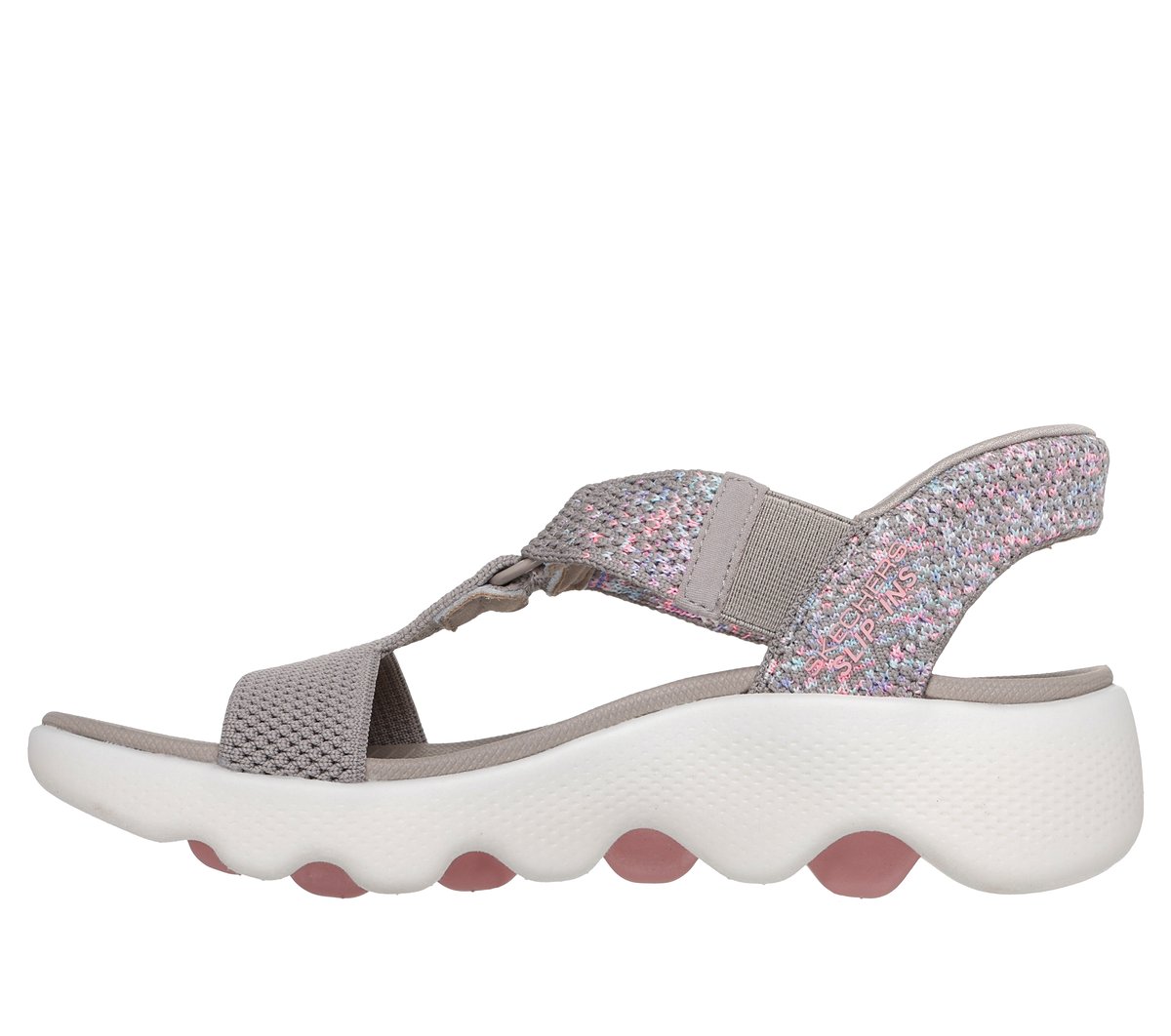 Skechers Sale | Skechers Slip-ins: GO WALK Massage Fit Sandal - Confetti Sky