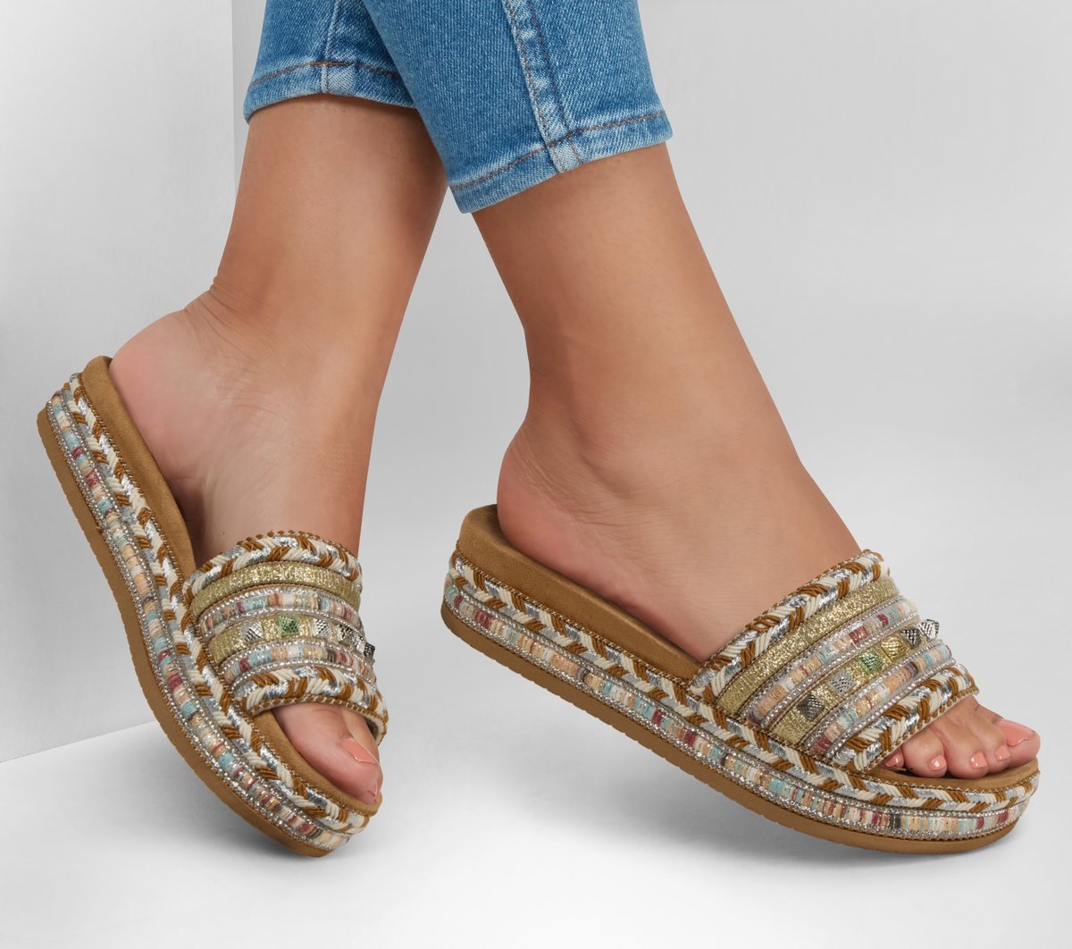 Skechers Popular | BOBS Misty Kiss - Beachy Bliss