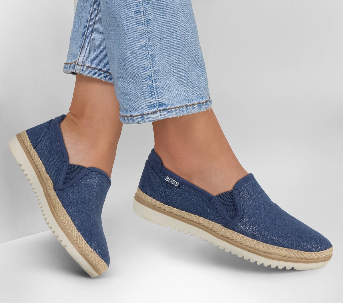 Skechers Smart Buy | BOBS Flexpadrille LO - Shiny Spritz