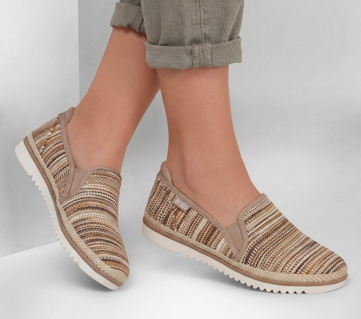 Skechers Discount | BOBS Flexpadrille LO - Sunny Stripes