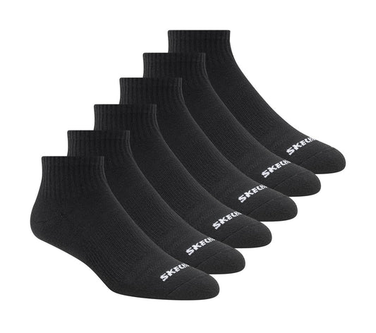 Skechers Recommended | 6 Pack Core Quarter Medium Socks