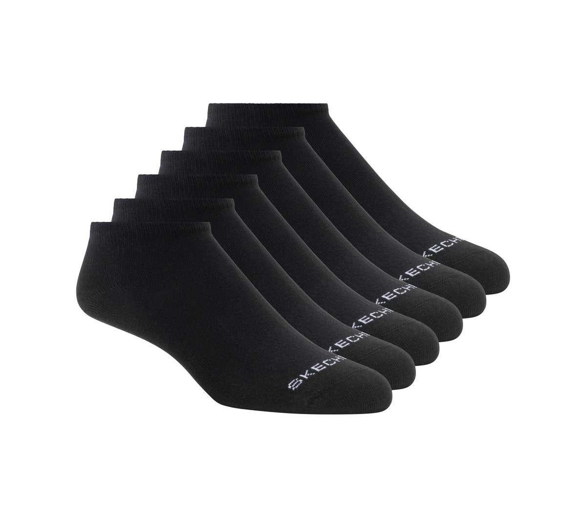 Skechers Trending | Cotton No-Show Socks - 6 Pack
