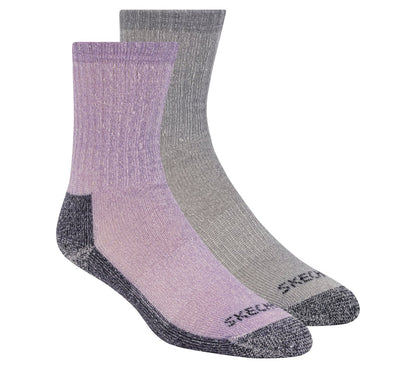 Skechers Quality | 2 Pack Women's Crew Wool Socks