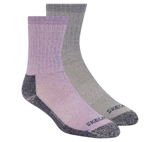 Skechers Quality | 2 Pack Women's Crew Wool Socks