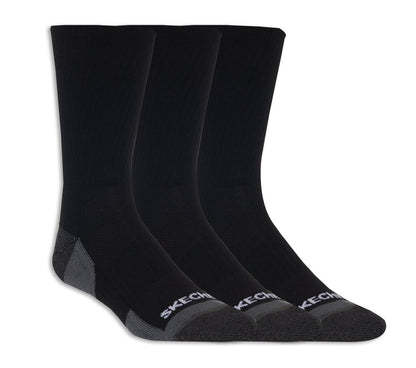 Skechers Essential | 3 Pack Half Terry Crew Socks