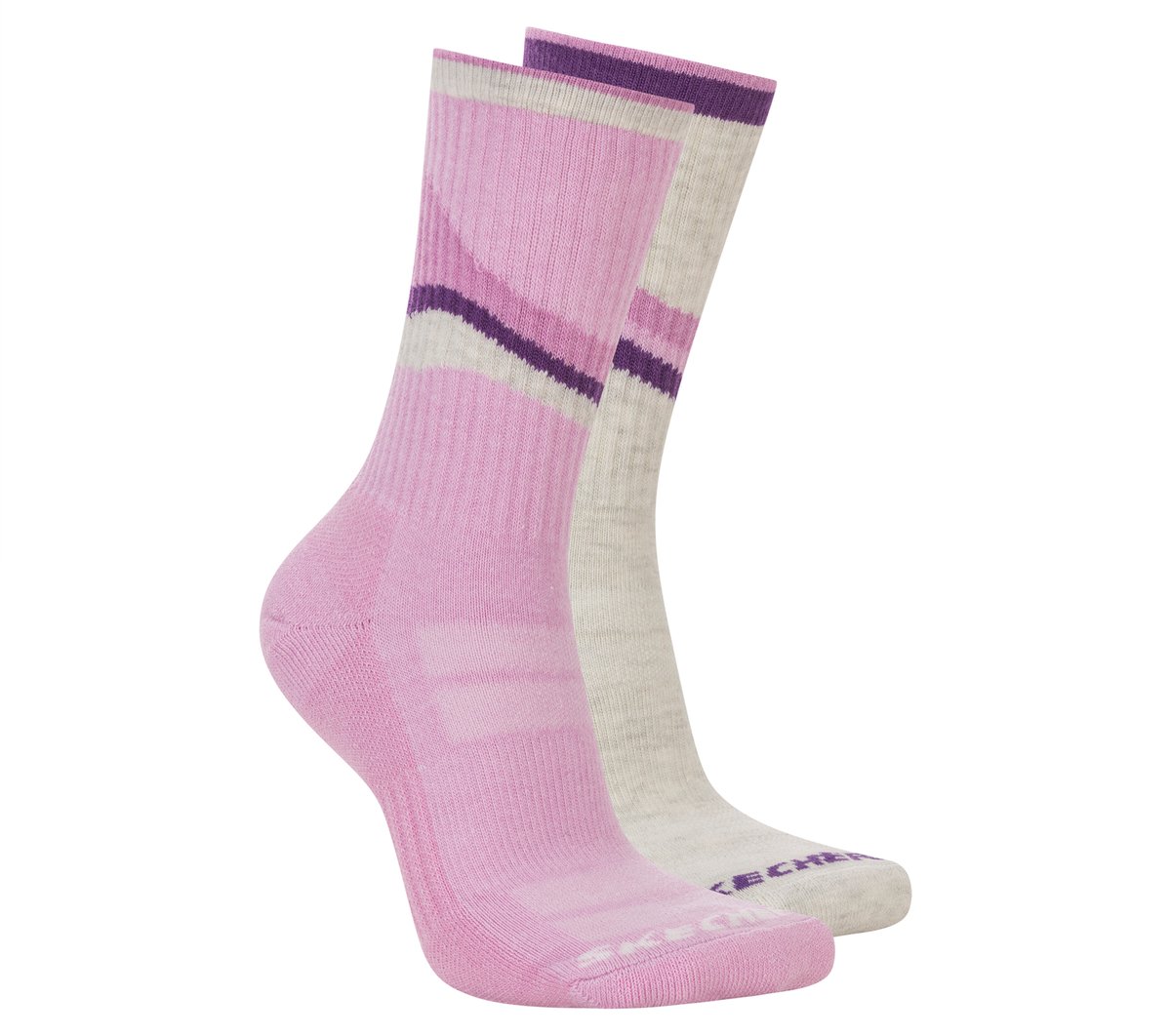 Skechers Recommended | 2 Pack Women's Crew Trail Socks