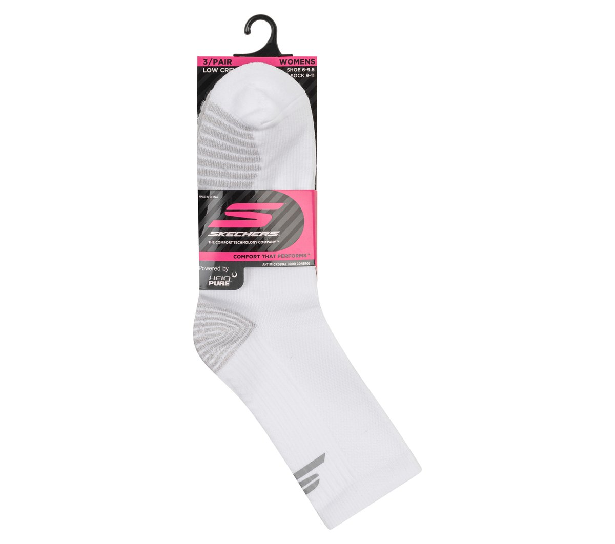 Skechers Sale | 3 Pack Women's Half Terry Low Crew Socks
