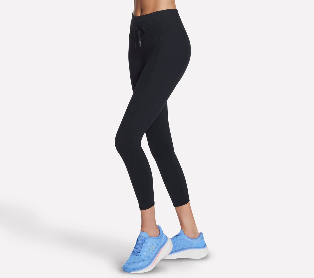 Skechers Great Value | GO WALK Rib Mix High Waisted 7/8 Legging