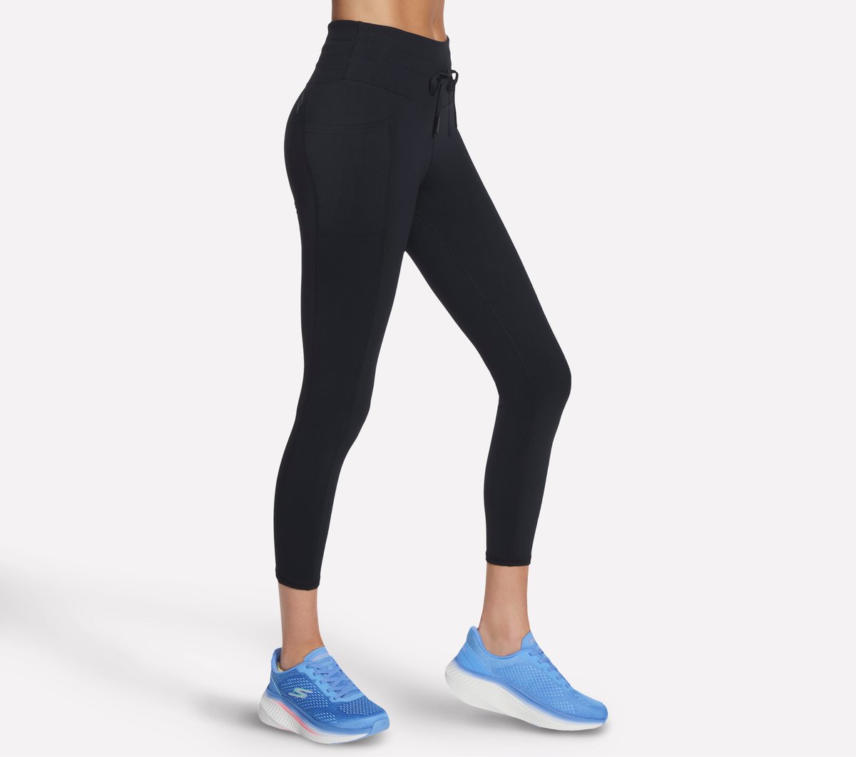 Skechers Great Value | GO WALK Rib Mix High Waisted 7/8 Legging