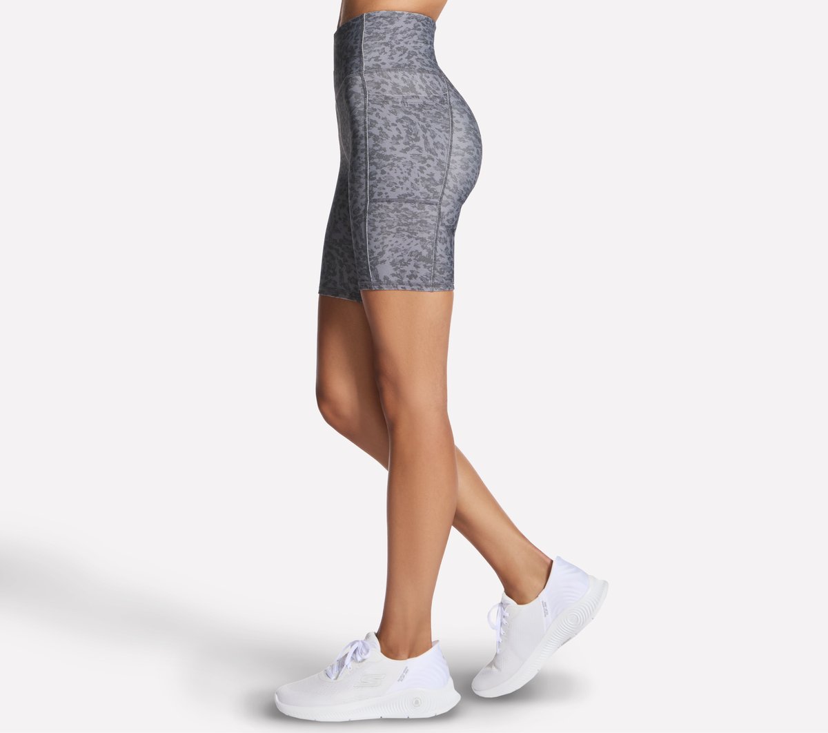 Skechers Smart Buy | GO FLEX Printed High Waisted 8 Inch Bike Short
