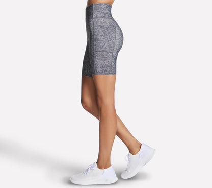 Skechers Smart Buy | GO FLEX Printed High Waisted 8 Inch Bike Short