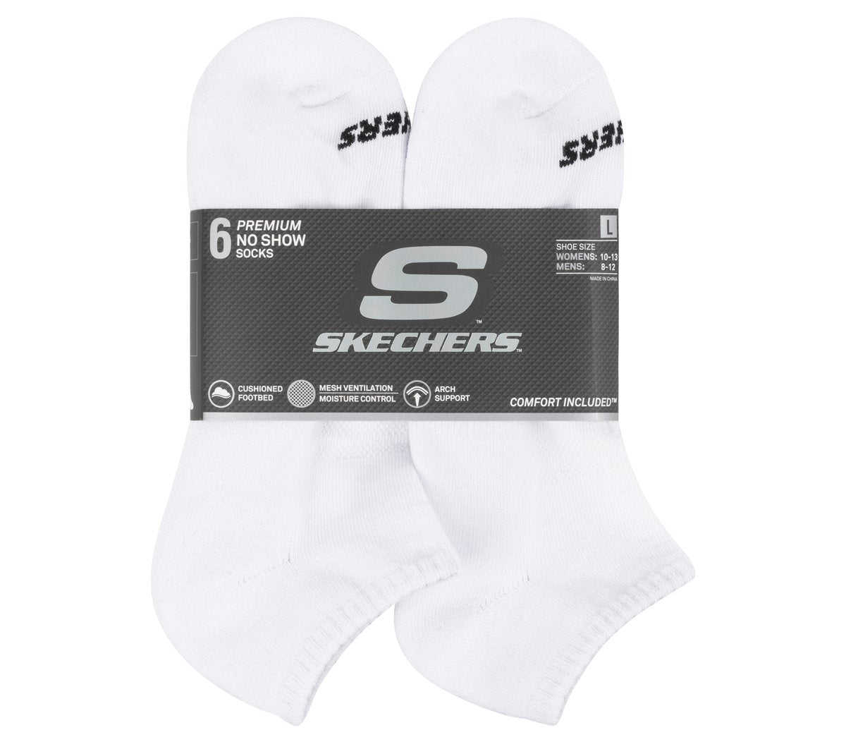 Skechers Great Value | 6 Pack Core Low Cut Large Socks