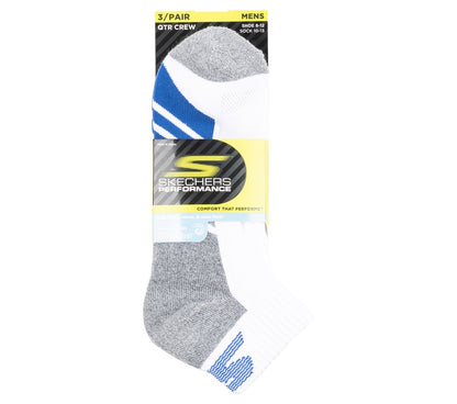 Skechers Trusted | 3 Pack Men's Half Terry Quarter Crew Socks