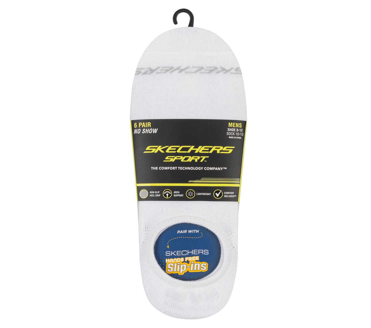 Skechers Trusted | 6 Pack Men's Sneaker Liner Socks