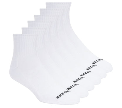 Skechers Popular | 6 Pack Core Quarter Large Socks