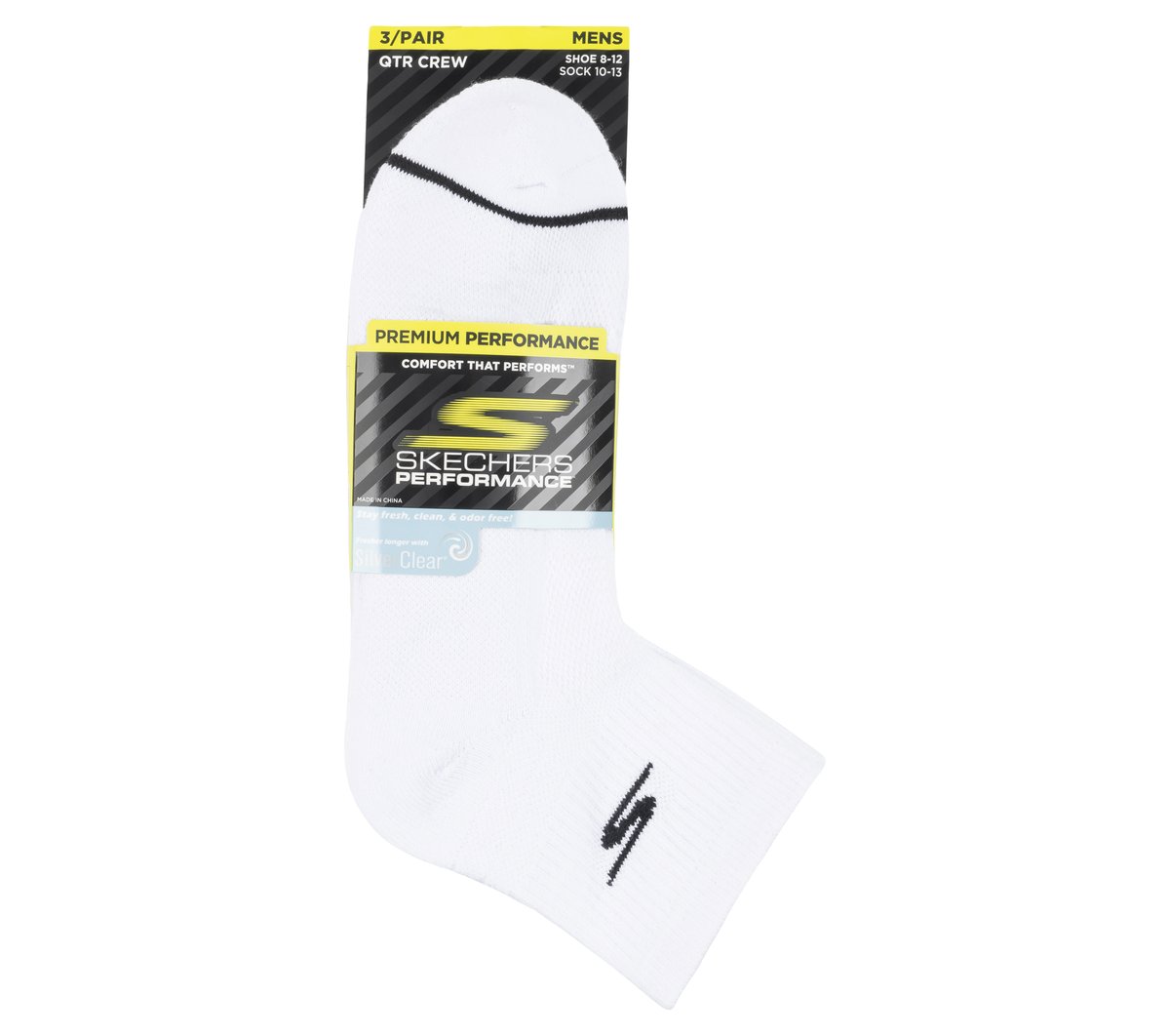 Skechers Sale | Quarter Premium Basic Socks - 3 Pack
