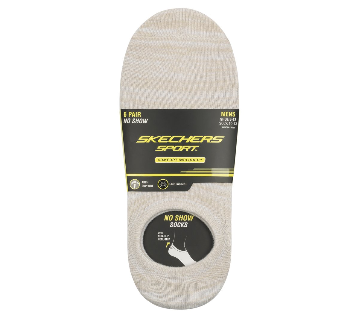 Skechers Essential | 6 Pack Men's Sneaker Liner Socks