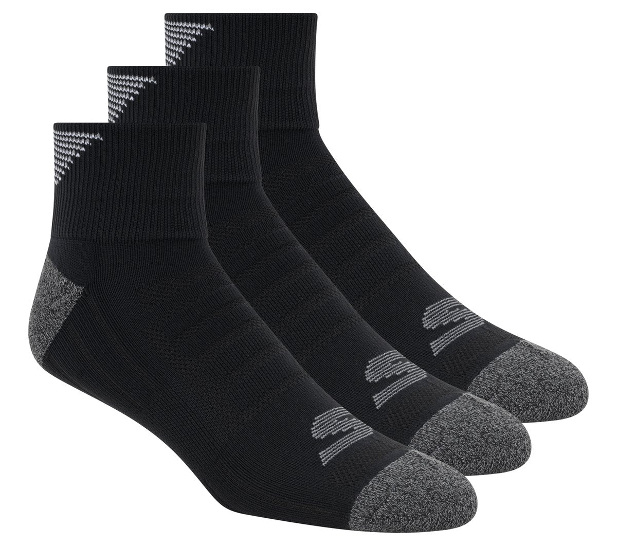 Skechers Customer Favorite | 3 Pack Men's Half Terry Quarter Crew Socks