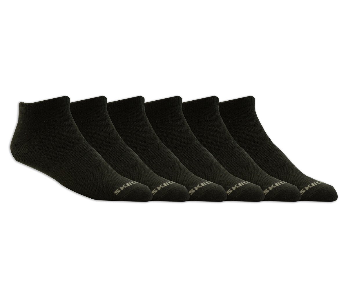 Skechers Discount | 6 Pack Non Terry Low Cut Socks