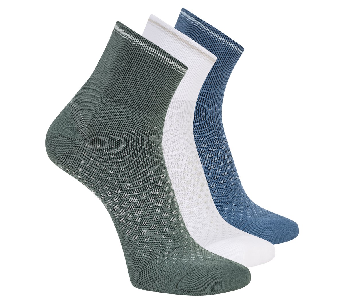 Skechers Great Value | 3 Pack Men's Performance Running Quarter Socks