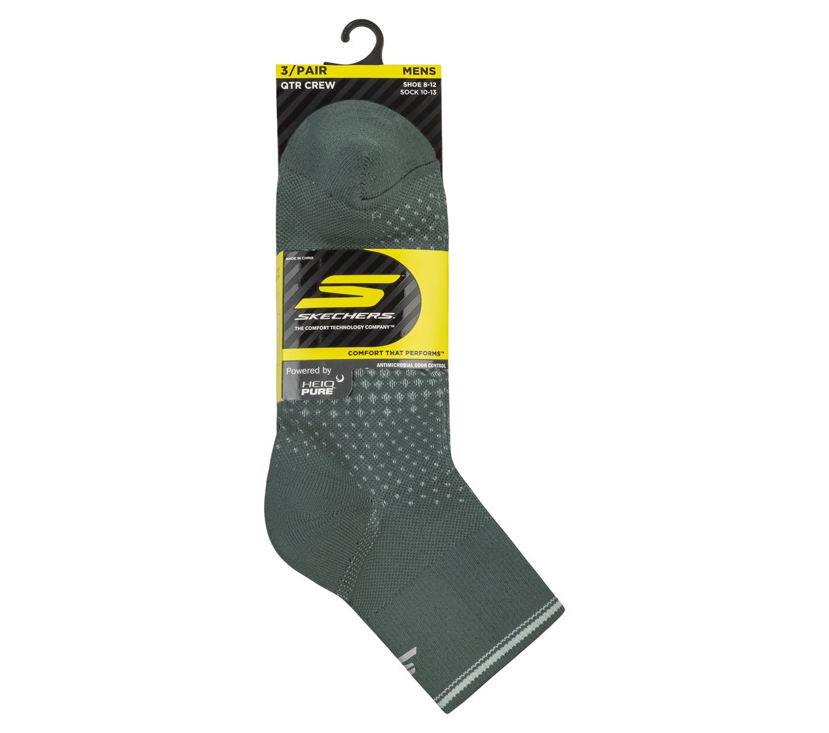 Skechers Great Value | 3 Pack Men's Performance Running Quarter Socks