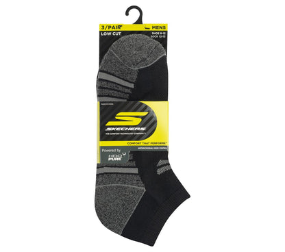 Skechers Essential | 3 Pack Men's Half Terry Low Cut Socks
