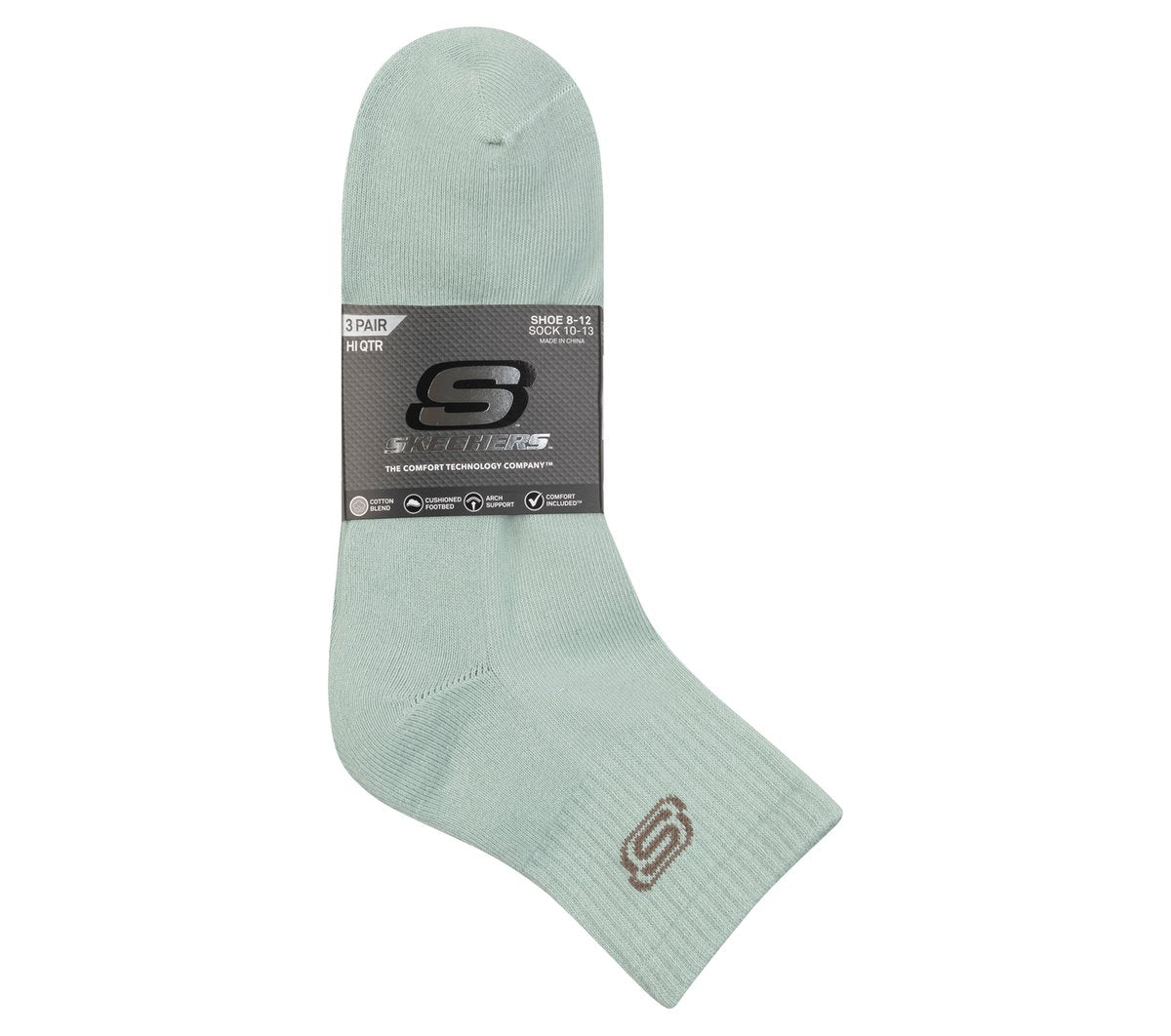 Skechers Customer Favorite | 3 Pack Men's Lifestyle Quarter Socks