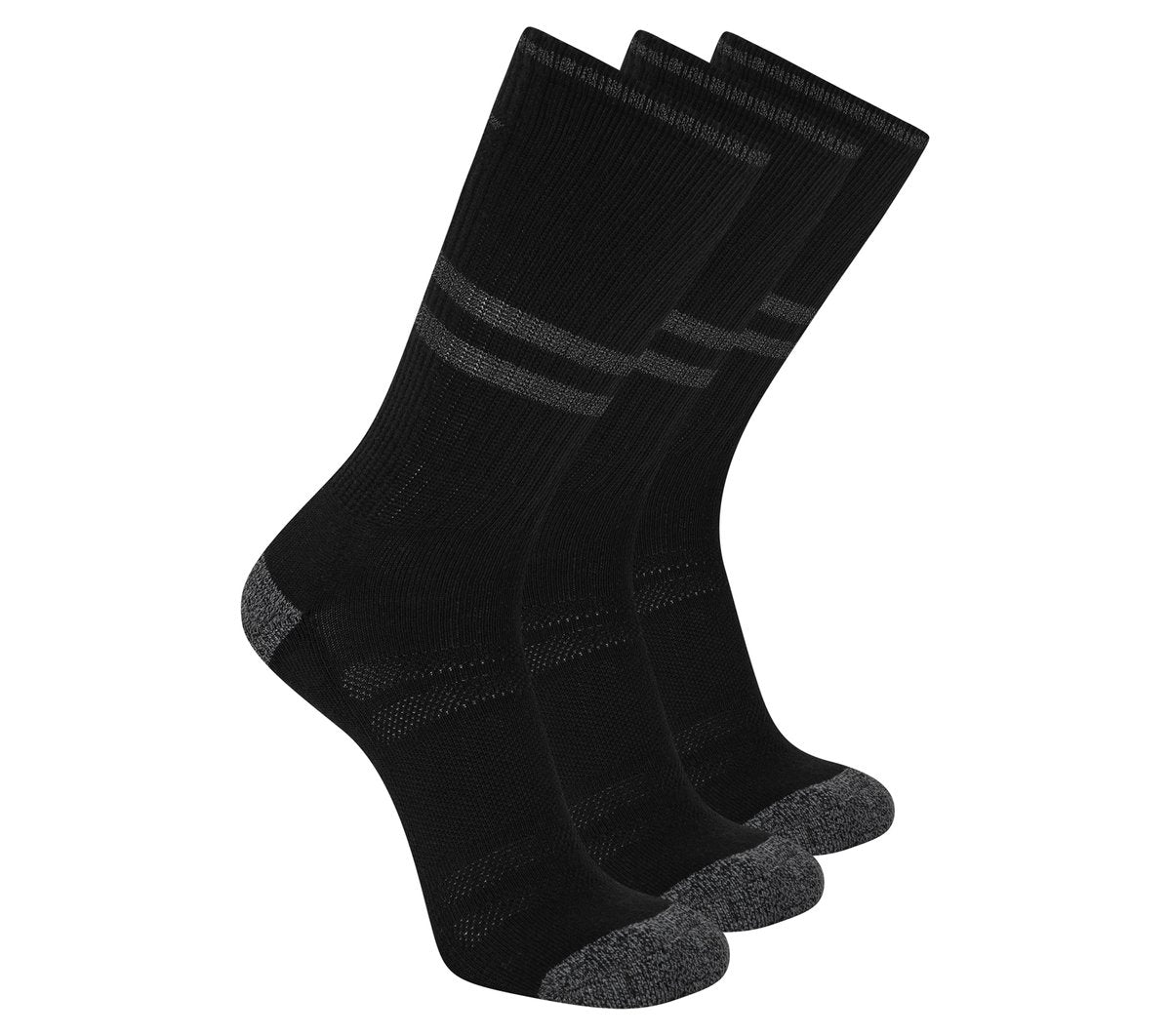Skechers Hot Sale | 3 Pack Men's Reflective Performance Crew Socks