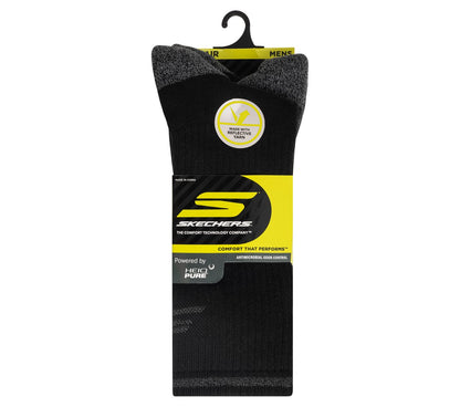 Skechers Hot Sale | 3 Pack Men's Reflective Performance Crew Socks