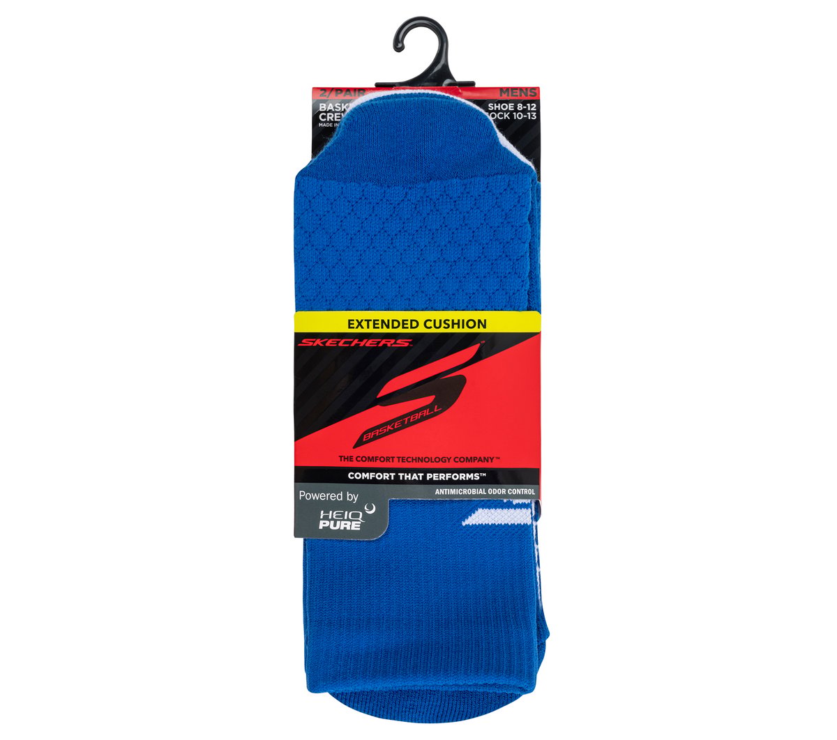 Skechers Popular | 2 Pack Performance Basketball Crew Socks